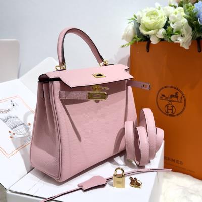 wholesale quality hermes kelly 25 togo retourn rose sakura ghw
